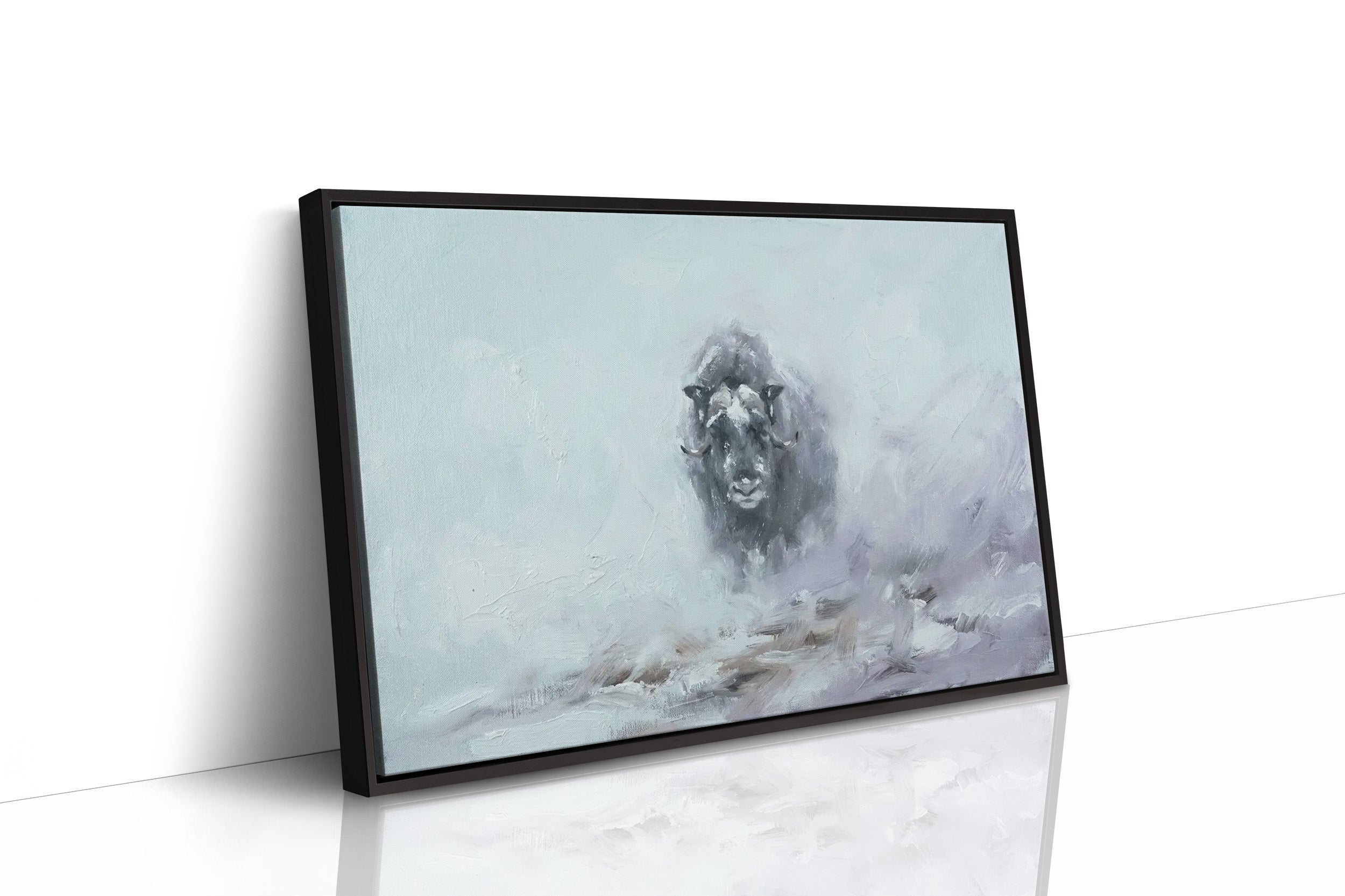 Musk Ox in the Whiteout