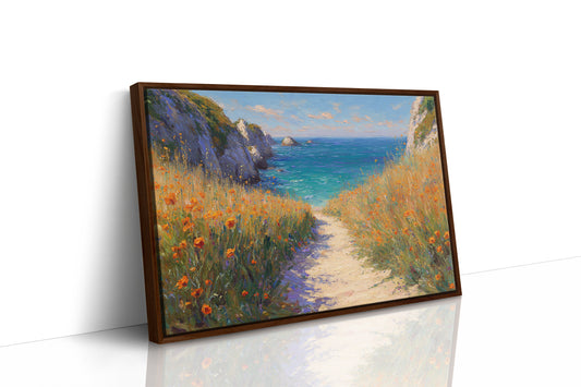 Poppies Dance Along Ocean Trails