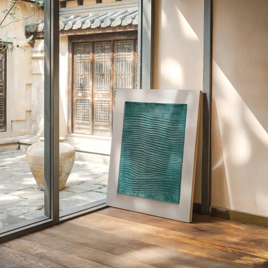 Tidal Rhythms In Seafoam Green
