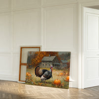 Autumn's Guest At The Farmhouse