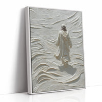 Solitary Path Through Textured Waves