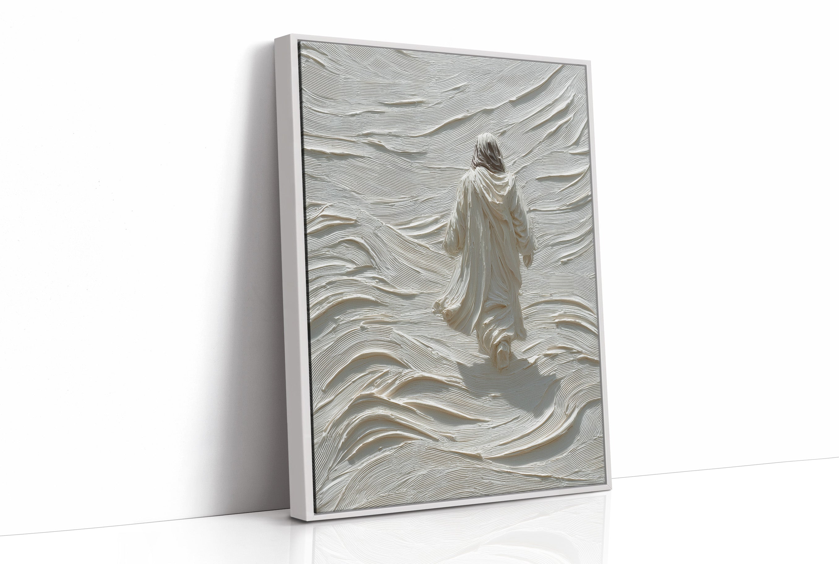 Solitary Path Through Textured Waves