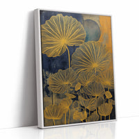 Golden Petals Paint Midnight Gardens