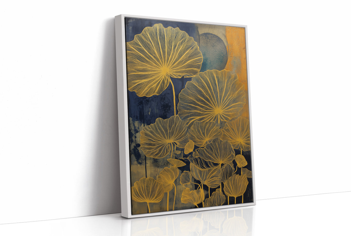 Golden Petals Paint Midnight Gardens