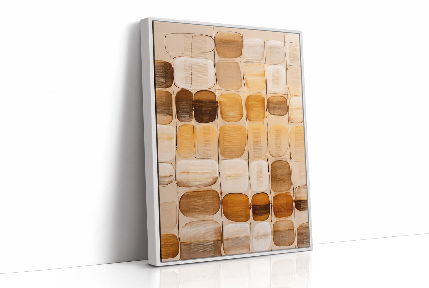 Honey Squares Dance In Morning Light