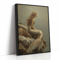 Golden Scales Against Coastal Stone