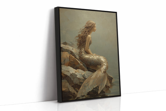 Golden Scales Against Coastal Stone