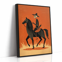 Midnight Rider in Burnt Skies