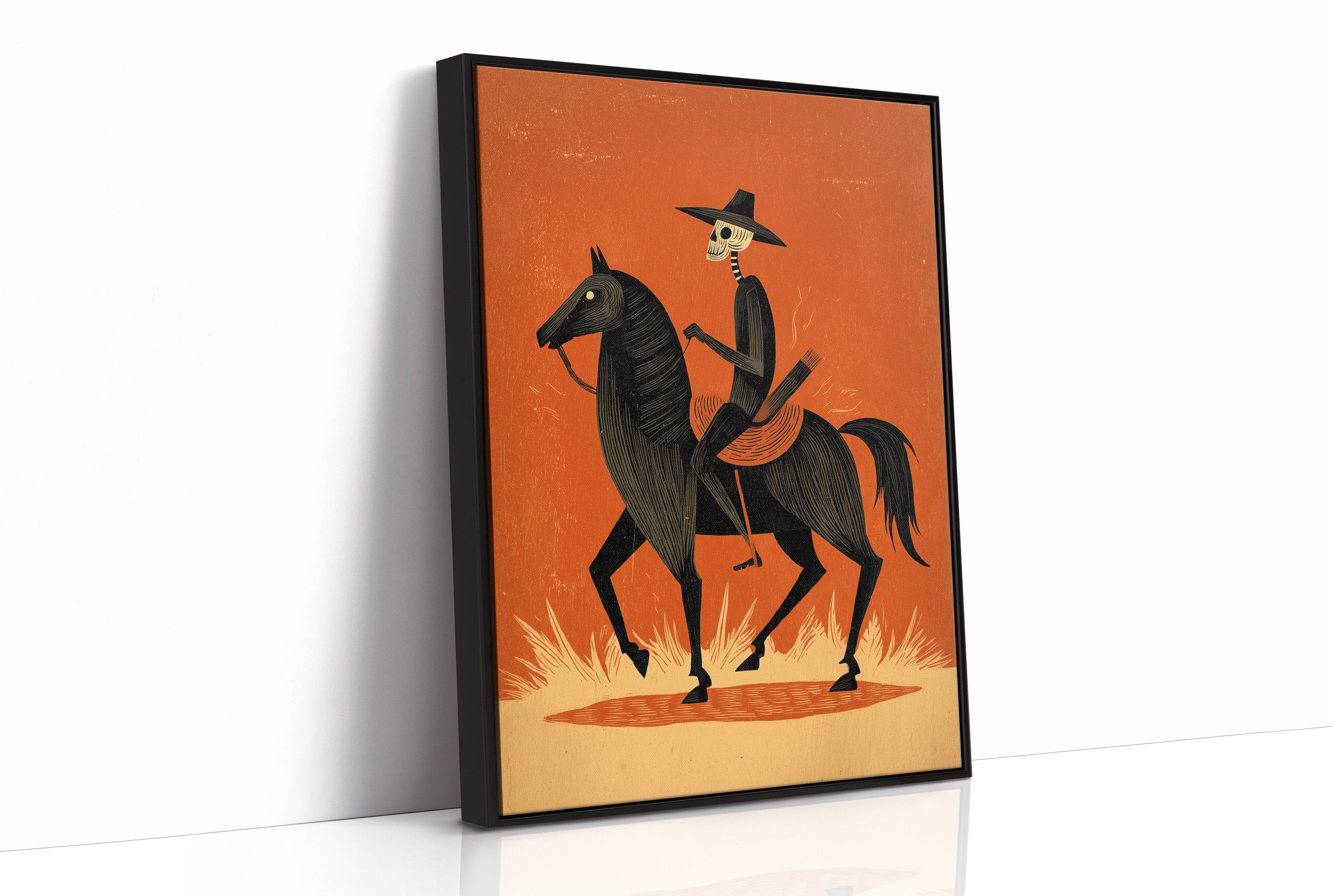 Midnight Rider in Burnt Skies