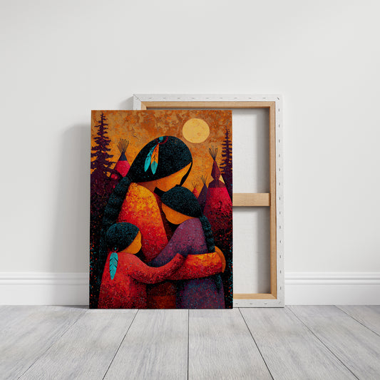 Embrace Beneath the Harvest Moon