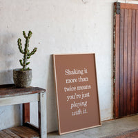 Playful Words Dance In Clay Light