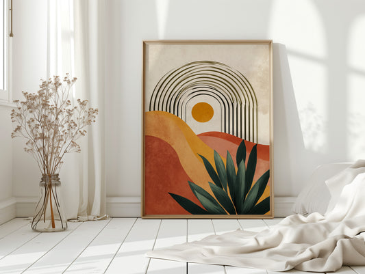 Hues of a Sunlit Horizon