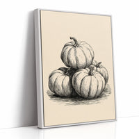 Top Gourd Takes The High Ground, print in a white frame