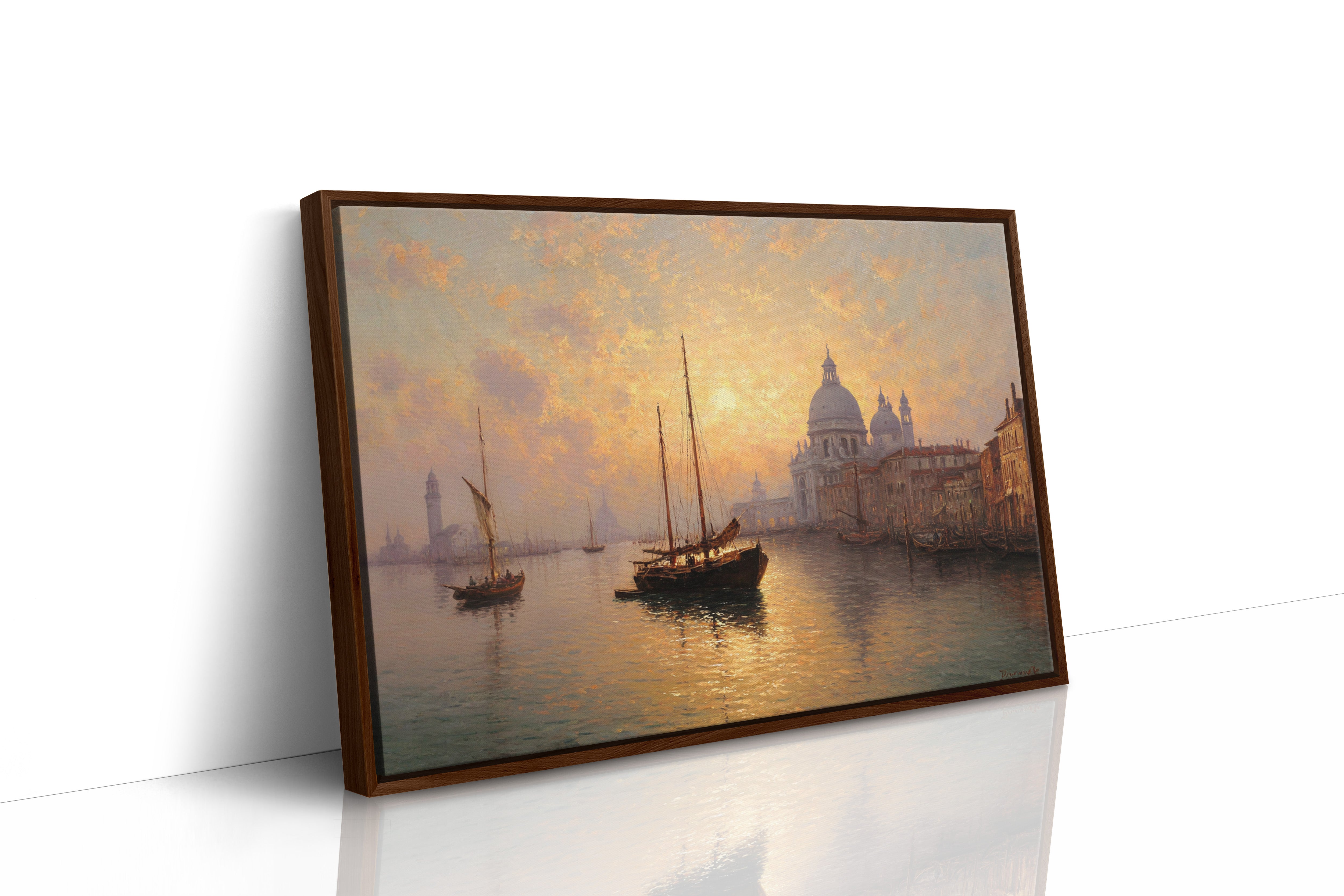 Venetian Sails Chase Golden Light