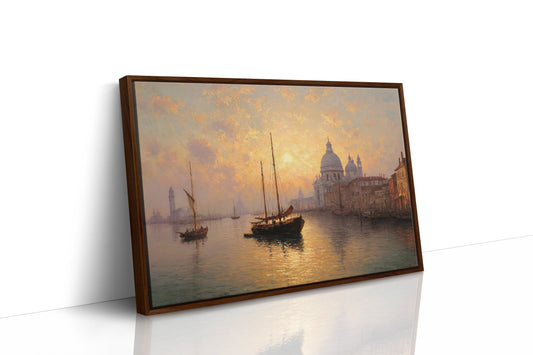 Venetian Sails Chase Golden Light