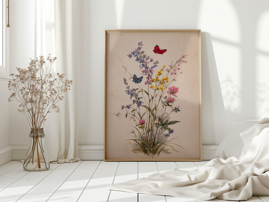 A Garden's Colorful Ballet