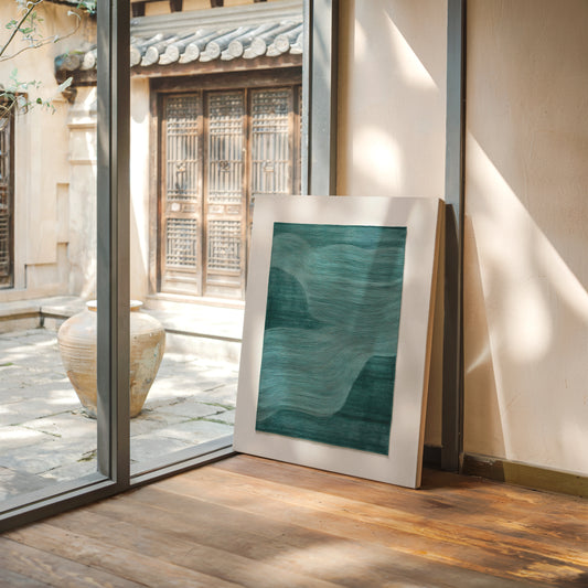 Tides Flow In Emerald Lines