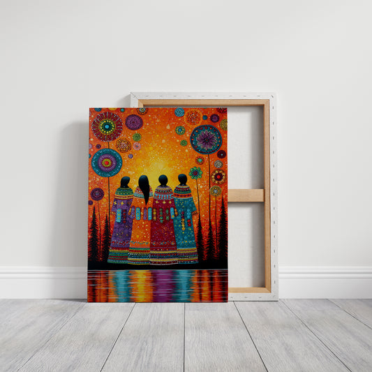 Together Beneath the Starlit Canvas