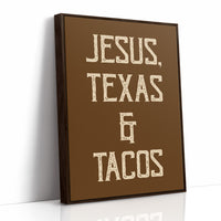 Faith Speaks In Rustic Letters