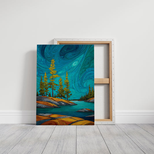 Where Gold Meets Aquamarine