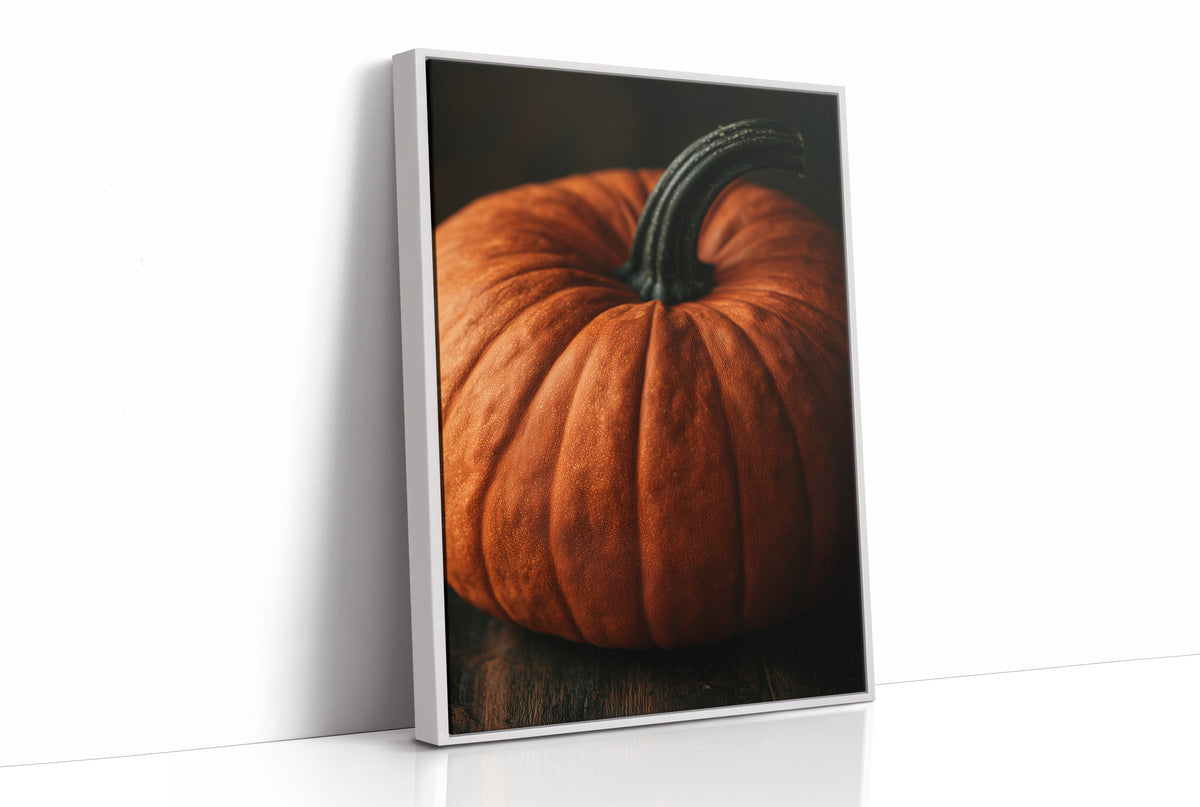 Speckled, Ribbed, And Ready For Its Portrait, print in a white frame