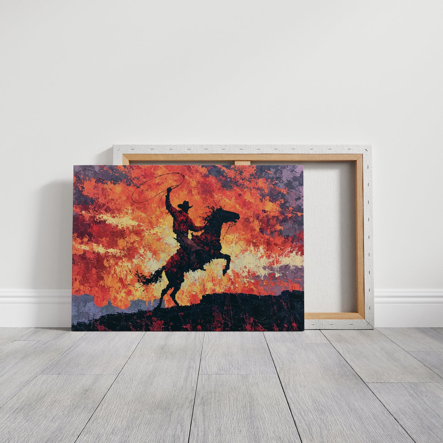 Lasso Under a Burning Sky
