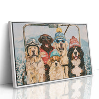 Puppy Joins the Chairlift Crew