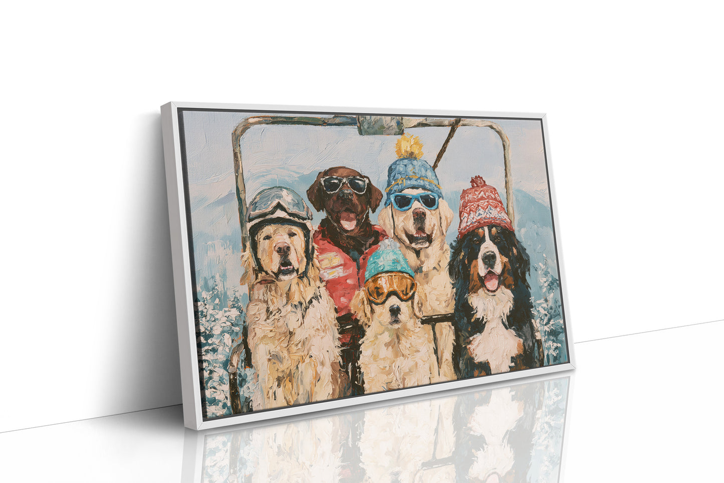 Puppy Joins the Chairlift Crew