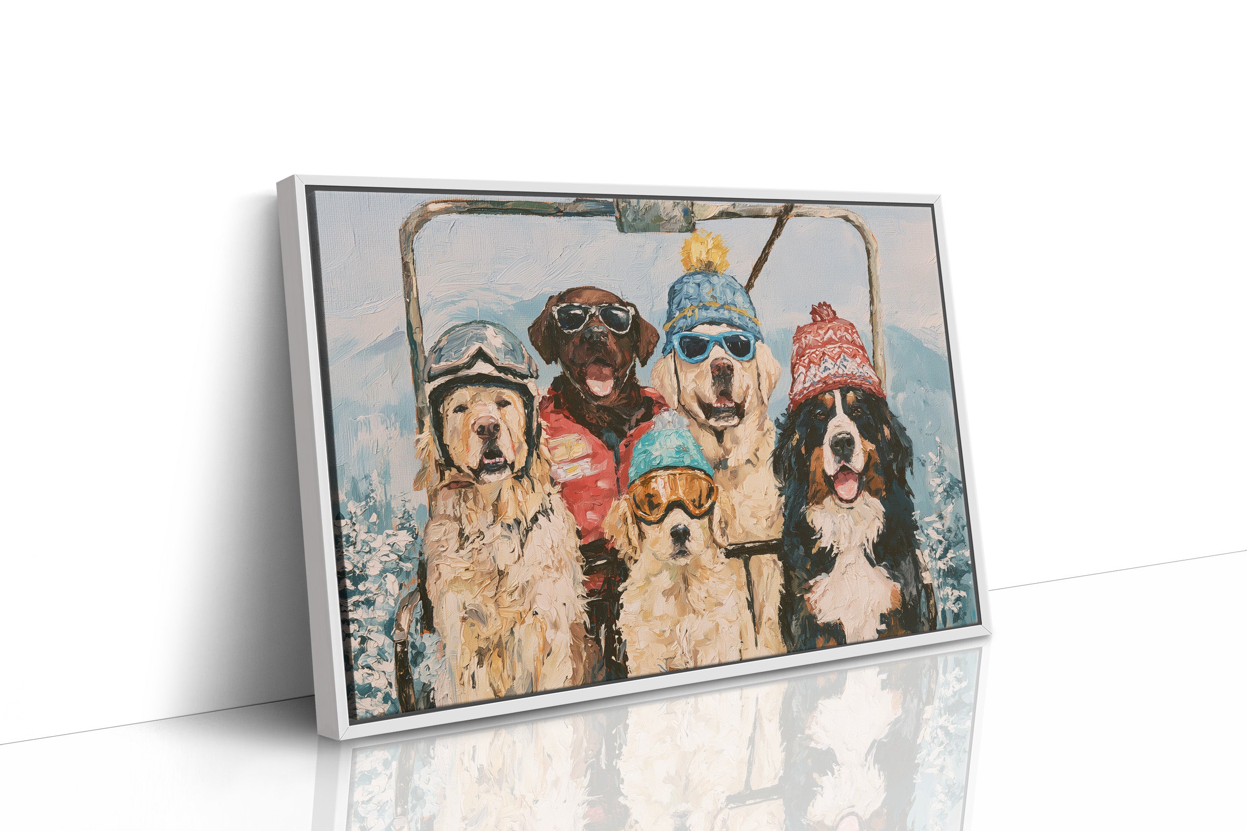 Puppy Joins the Chairlift Crew