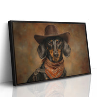 Dachshund Desperado Claims The West