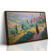 Tuscan Wildflowers Light Ancient Paths