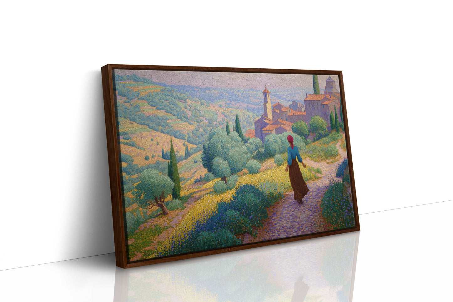 Tuscan Wildflowers Light Ancient Paths