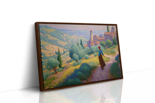 Tuscan Wildflowers Light Ancient Paths