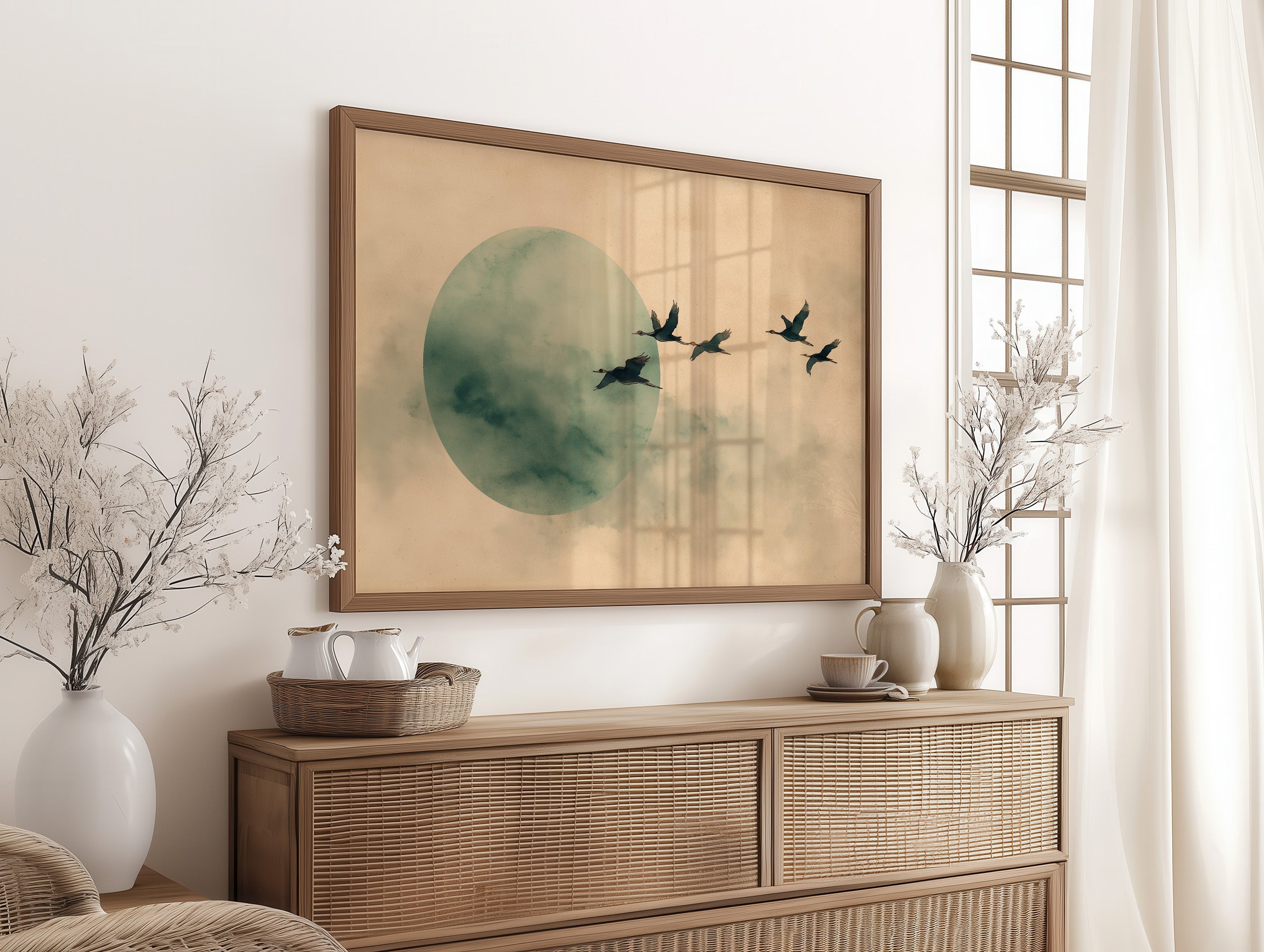 Birds Follow The Jade Moon