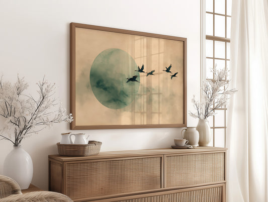Birds Follow The Jade Moon
