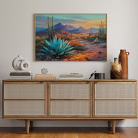 Blue Agave Greets Desert Dawn