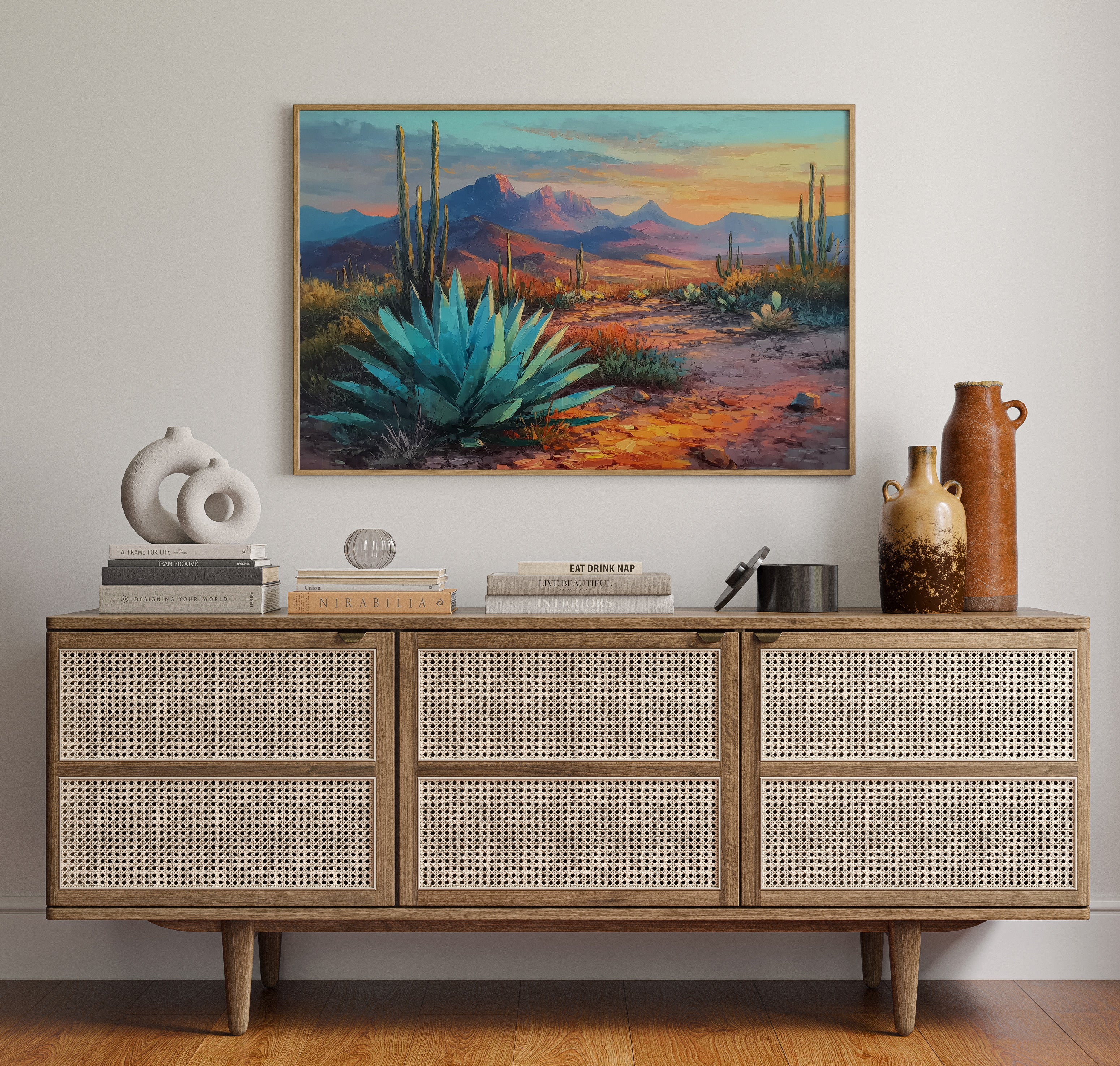Blue Agave Greets Desert Dawn