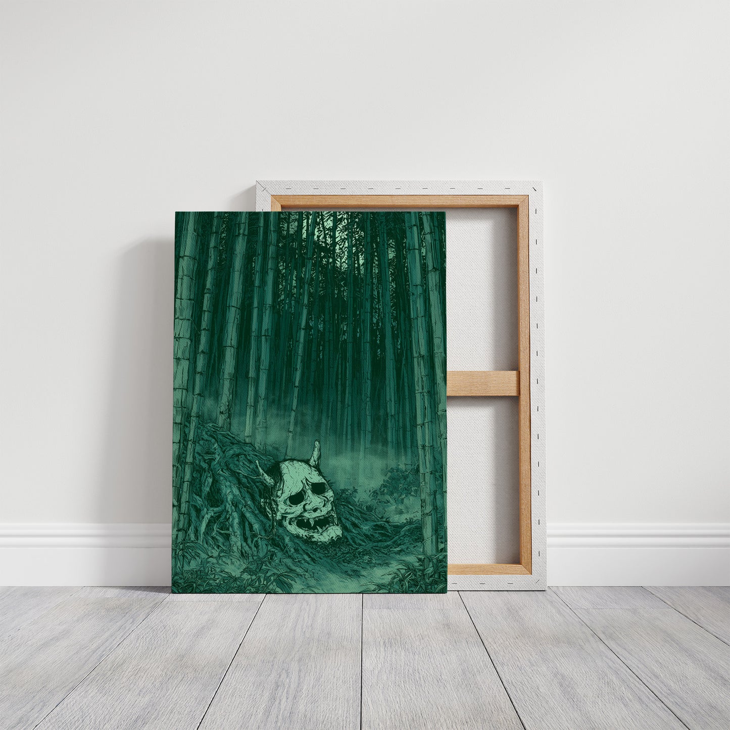 Oni Skull in the Bamboo Grove