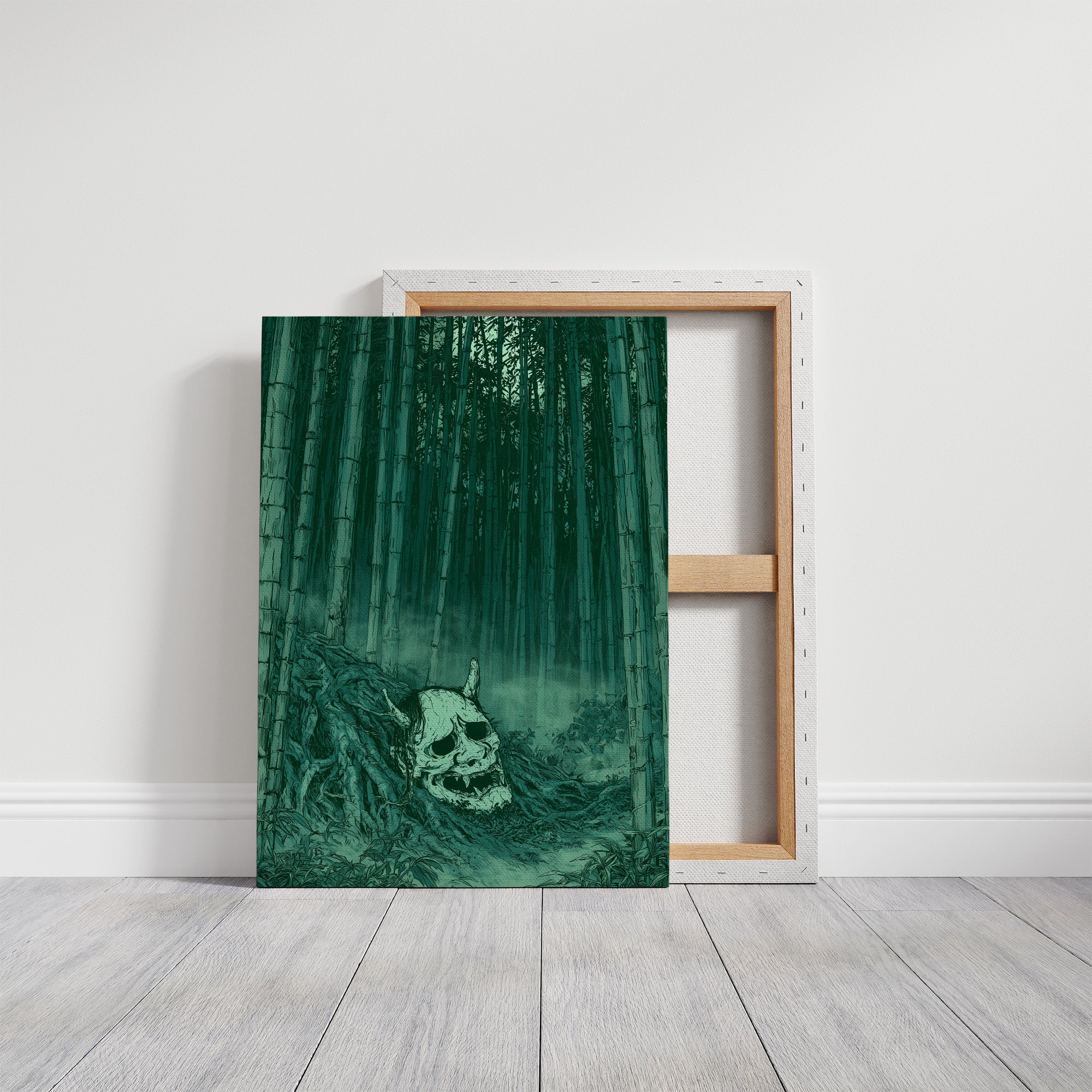 Oni Skull in the Bamboo Grove