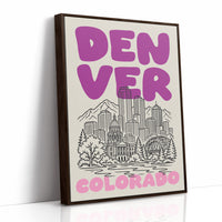 Denver, Bubble Letter Skyline