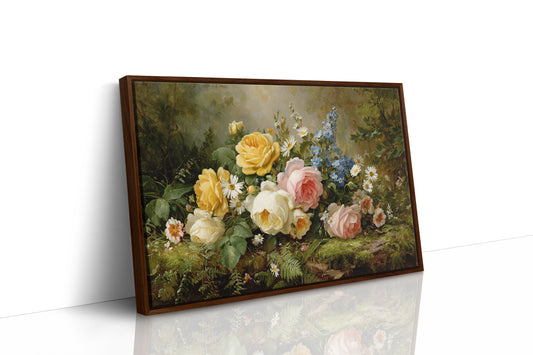 Summer Roses Dance With Wild Daisies