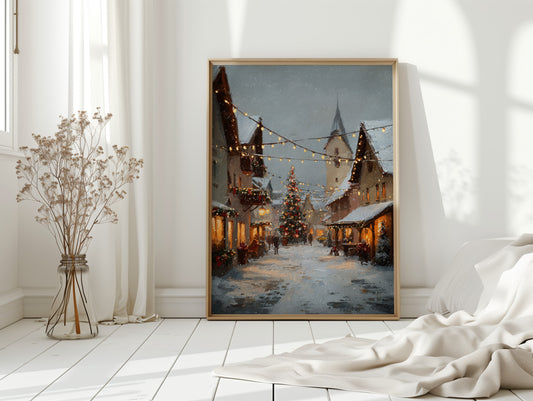 Twinkling Lights and Frosted Streets