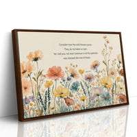 Consider the Wildflowers, Luke 12:27