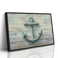 Weathered Blue Holds Coastal Memory