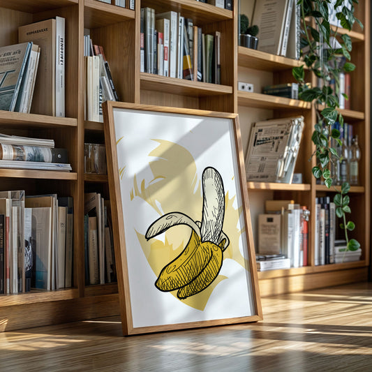 Banana Sketches Its Morning Story