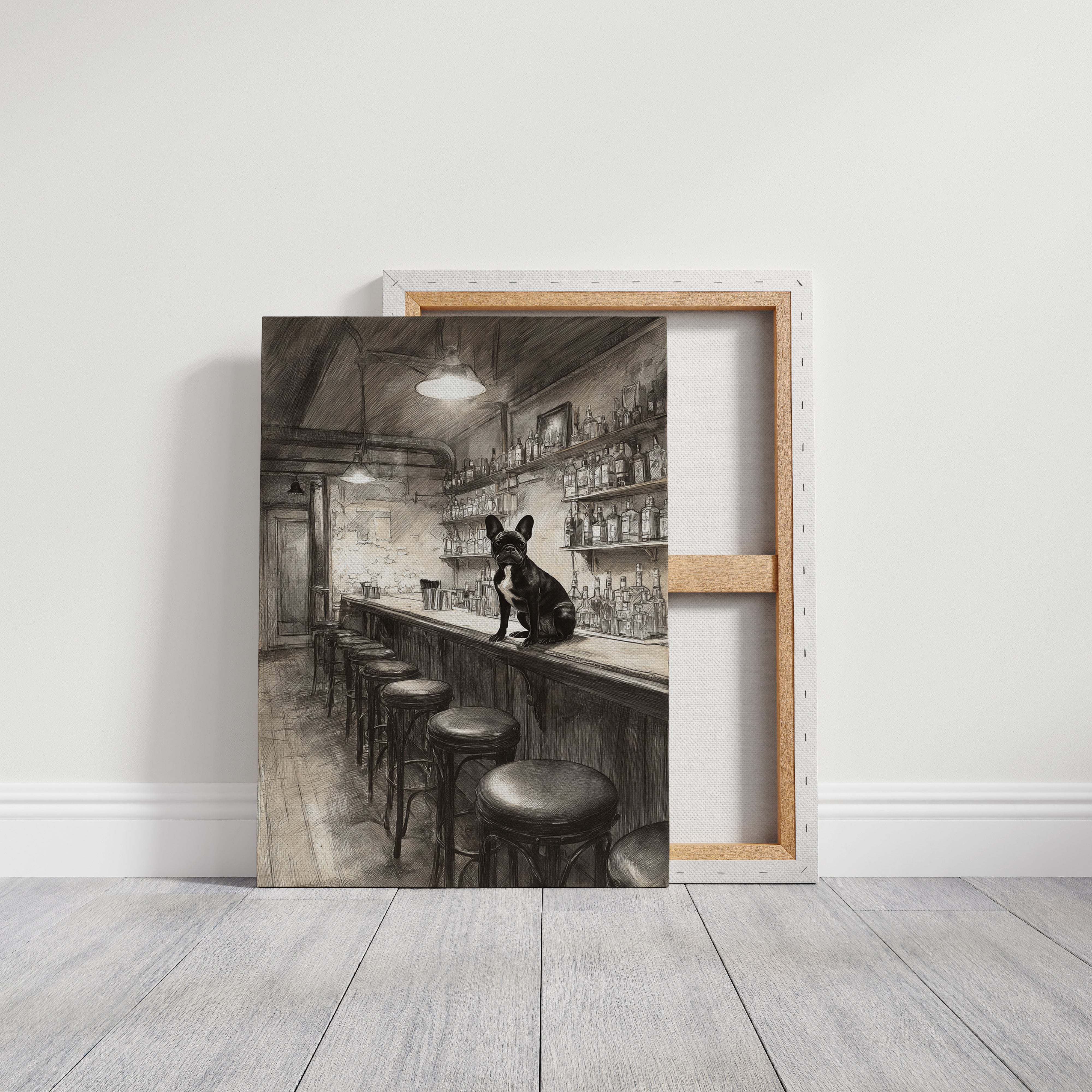 Beneath The Bar's Gentle Glow