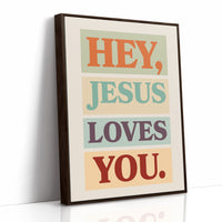 Faith Speaks In Color Blocks