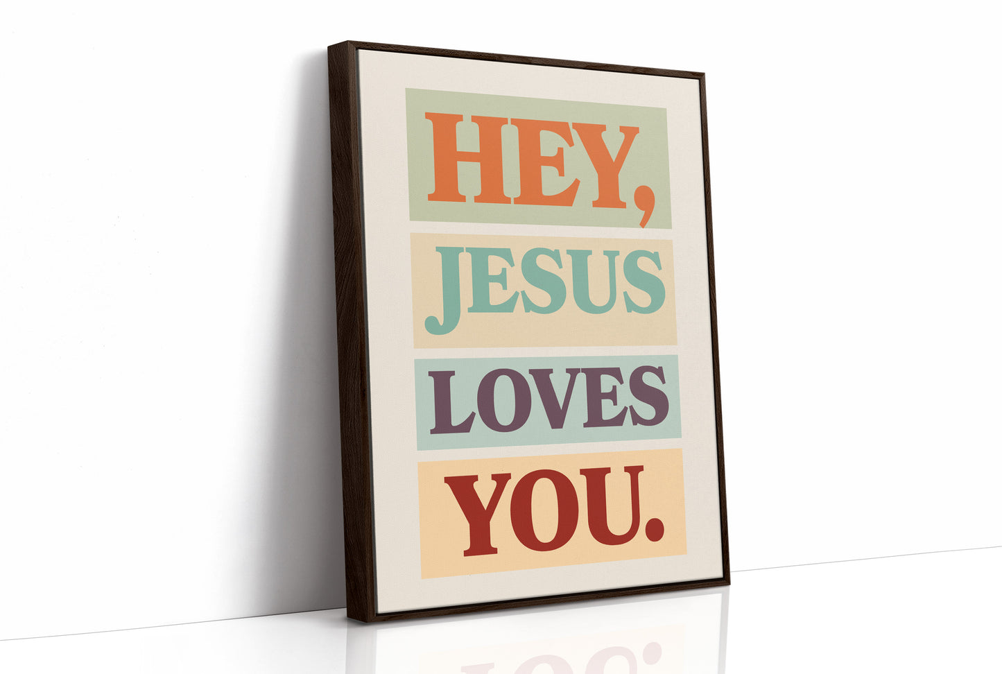 Faith Speaks In Color Blocks