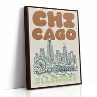 Chicago, Bubble Letter Skyline
