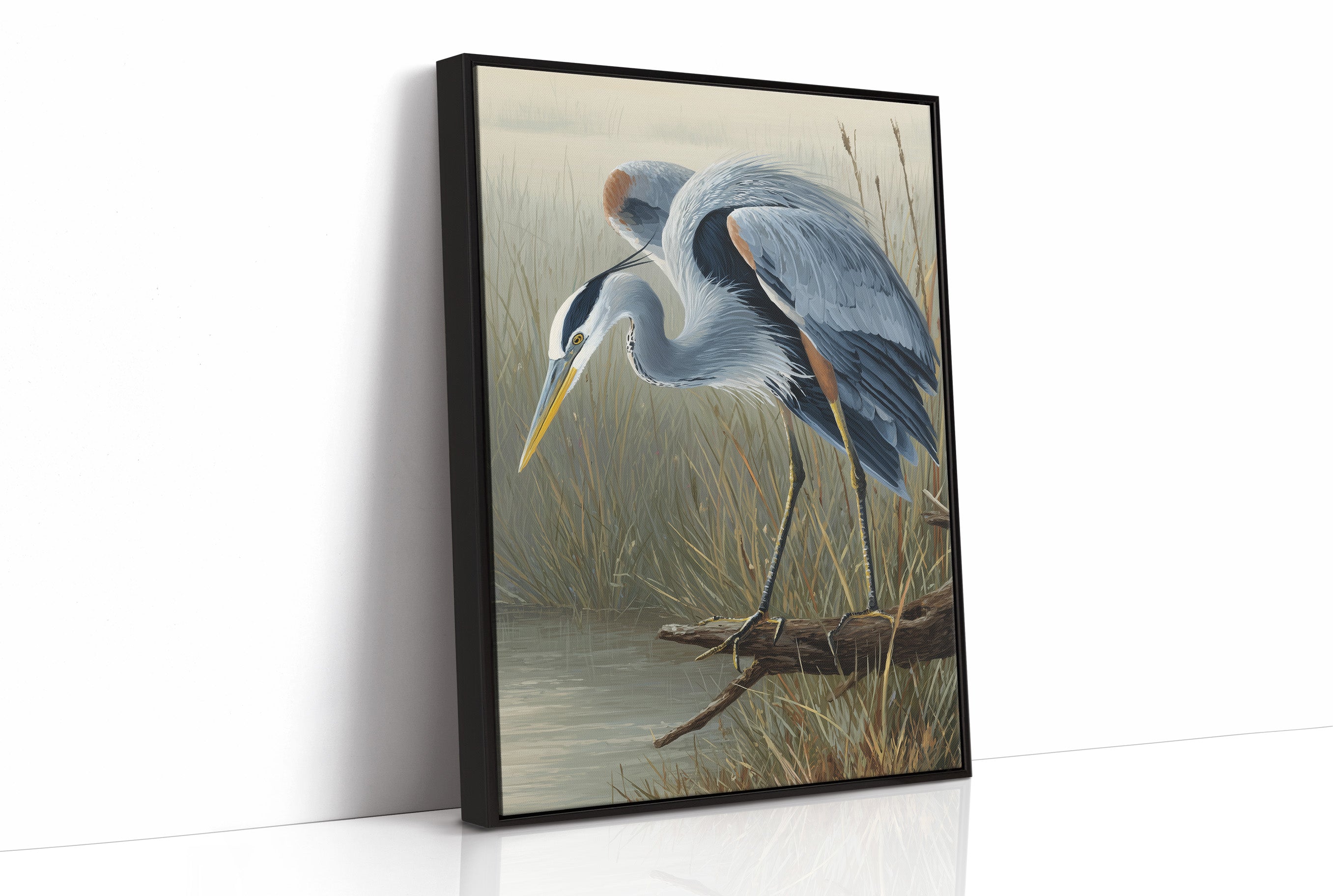 Marsh Sentinel Awaits Dawn